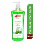 Niks Premium Hand Wash Liquid Gel - 900 ML Green Apple