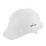 Karam White Plastic Safety Helmet, Pack of 1