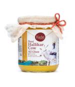 Kudej Desi Hallikar Cow A2 Ghee | From Kaveri River belt Karnataka | Fresh Bilona Churned | Premium Curd Cultured Ghee | Made by expert pastoral community members | 1000ml (500ml*2) Plastic Free Packaging