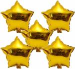 FANEX Solid Foil Star Balloon(Pack of 5)