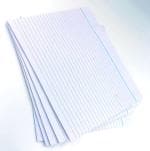 KRASHTIC Answer Sheet Set of 100 Sheet Both Side Ruled For Exam Practice Both Side Ruled A4 80 gsm A4 paper (Set of 1, White)