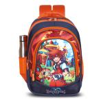 JK Bags Stylish and Trendy Printed School Bag 30L For girls & boys Class 1-5 Backpack (Orange)