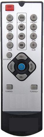 NixGlobal 3 In 1 It-X 5000 5900 5950 Thlimp Remote For Intex Home Theater Multimedia System