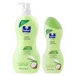Parachute Advansed All Day Aloe Body Lotion for Women & Men, 400ml + 250ml