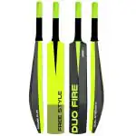 Jaspo Duo-Fire Double Strength Turf Cricket bat, Newly launched Dual Color Cricket Tennis Plastic bat Size 34