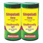 Baidyanath Sitopaladi Churna - 60 Gm (Pack of 2) for Dry, Wet and Allergic Cough