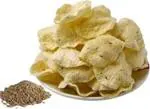 Nature's Bliss Home Made Jeera Rice Papad Rice papad Appalam 400 gm