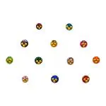 Comet Busters Multicolor Stone Bindi For Women