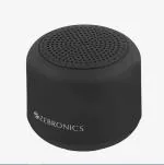 ZEBRONICS Zeb-Pixie Wireless Bluetooth v5.3 Portable Speaker with Supporting 5W RMS, 52mm Driver, Upto 7Hrs Backup, mSD, TWS & Call Function (Black)