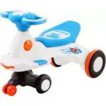 Maanit Kids Fun Interactive Magic Twist Car Car Battery Operated Ride On  (Blue, White)