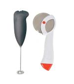 Blue Wonder Stainless Steel Apex Pizza Cutter With Stainless Steel Coffee Beater and (Multicolour, Pack of 2)