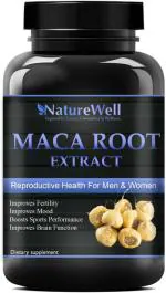 Naturewell Maca Root Capsules Enriched With Maca Root Extract For Men, 60 Capsules