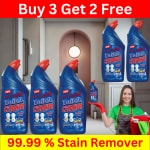 BLISS & BLUSH Toilet Cleaner blue 2500ML Remove 99.9% Bacteria, Germs & Viruses. ECONOMICAL. Biodegradable & Eco-friendly