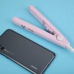 Appslite Mini 1 Inch Profesional Titanium Floating Plate Hair Flat Iron Negative Ionic Technology Straightening Iron Plus 2 X Free Salon Clips