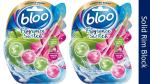 Bloo Solid Toilet Rim Block Floral Apple And Water Lily, 50 G Each (Pack Of 2)