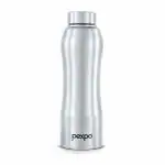 PEXPO Bistro ISI Certified Stainless Steel Fridge Water Bottle 1000ml, Silver | Single Wall | Leakproof | Ideal for Home, Office, Gym, School, Yoga, Trekking