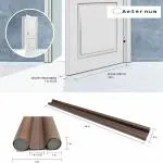 Chancy Glow Door Bottom Sealing Strip Guard for Home | Door Stoppers| Door Closers Waterproof Brown, 39 inch