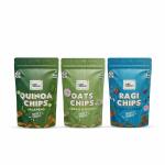 Chef Urbano Gluten Free Chips Jalapeno, Cream & Onion and Indian Masala combo 85 gms PACK OF 3