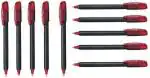 Pentel EnerGel 0.7MM Roller Gel Pen | Quick Dry Ink For Smudge-Free Writing | Lightweight Gel Pen For Smooth Writing Experience | Red, Pack of 10 (BL417)