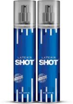Layer'r Shot Deep Desire Fragrant Long Lasting Fragranc... Deodorant Spray - For Men (150 ml, Pack of 2)