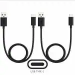 BIGGEAR 2Pcs 2.4A Type-C Data & Charging USB Cable (Compatible with All Redmi Type-C Smart Phones)