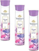 Yardley London Morning Dew Deodorant Combo For Women (150 ml Each) Pack Of 3