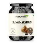 Glamycose Black Garlic 200 Gm | Peeled Cloves, Ready to Eat, Highly Nutritious |Lab Tested Perfect organic garlic | No Added Color and Preservatives, No Added Fragrance |Glass Jar 200 Gm.