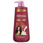 GCUT Kesh King Emami No Paraben & No Silicon with the goodness of Milk Protein and 21 Ayurvedic Herbs Damage Repair Shampoo for Dry and Frizzy Hair (600 ml)