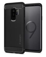 Spigen Rugged Armor Back Cover Case for Samsung Galaxy S9 Plus (TPU | Matte Black)