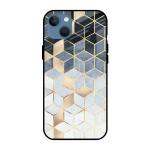 Qrioh Copper Cubicle Glass Case for iPhone 13