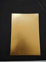Lakeer A4 Craft Paper Gold Card Sheet Texture Finish Pack of 10 sheets,200 gsm each