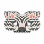 Festiko 12 Pcs Zebra Theme Eye Masks, Zebra Eye Masks For Kids