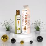 GO WOO Pure Sweet Almond Carrier Body Massage Oil|For Skin Tightening 100ML