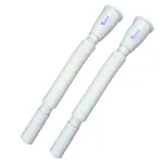 TUFEX Flexible Waste Pipe Heavy Socket Drain Hose Long Tail Kitchen Wash Basin 36 INCH Pack of 2