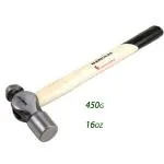 HANBON 912201 HAMMER BALL PEEN WOOD HANDLE 450G Ball Peen Hammer (0.45 kg)