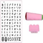 RoyalkartNail Art Stamping Jumbo Image Plate D.I.Y. With Double-Sided Stamper & Scraper