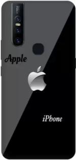 Voleano Back Cover for Vivo V15, 1819, PD1831F EX, APPLE, LOGO, APPLE LOGO, APPLE PRINTED  (Multicolor, Shock Proof, Pack of 1)