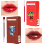 KA CAYLA red and maroon tattoo lipstick cotton swab with 20 pieces non-sticky tint waterproof