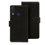 HANIRY Flip Cover for VIVO Y12 flip cover | Vivo 1904 flip cover | Black