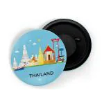 Dhcrafts Blue Metal Thailand Printed Fridge Magnet, 5.8 Cm