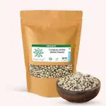 Pure Tree Certified Organic White Chawli | 1900 g | Chawli Lobia Dal | White Cowpeas Chavli | Black Eyed Beans | Cowpea Beans Plant Based High Protein | White Lobia
