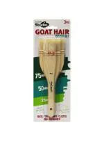 Mont Marte - Studio Goat Hair Brush Set 3pce