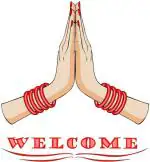 Lanstick Vinyl Multicolor Welcome Hands Image Self Adhesive Wall Sticker 24 inch