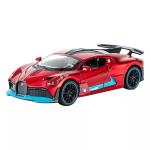 KTRS ENTERPRISE 1:32 Scale Die Cast Metal Model Bugatti Divo Pull Back Car Toy with Light & Sound, Openable Hood, Trunk and Doors Best Gift for Boys and Girls Above 3 Years