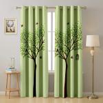 KENADIYA Printed Premium Polyester Fabric 7 Feet Door Curtains For Home Living Room , Bed Room-PACK 2