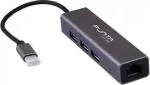 Punta 10 MBPS USB LAN Adapter 2.0 Ethernet Network with 3 USB port hub