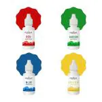 VEDANUM DIY Premium Liquid Colors for Soap Making Red, Green, Blue, Yellow 15 ml (Pack of 4)