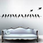 Aquire Black Wall Sticker, 150 cm