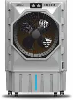 SUMMERCOOL Big Bull 95L Personal Air Cooler for home | Turbo Fan Technology | Powerful Blower & 3-Speed Control | Everlasting | Dessert Cooler for Home | Low power consumption cooler | 1 Year Warranty (Grey)