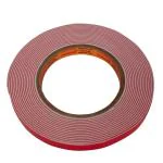 PENTAGON PRO Mirror Mounting Tape, 12mm(W) x 05mtr (L), Colour White with Adhesion Promoter 20ml